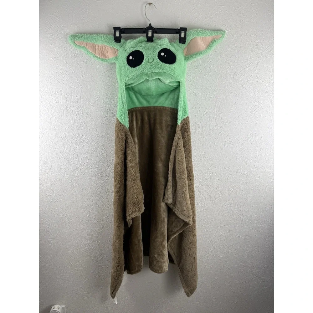 Disney STAR WARS Mandalorian BABY YODA‎ The Child HOODED BATH TOWEL with EARS